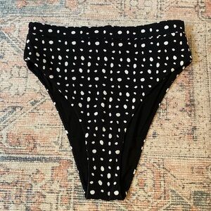Aerie High Cut Cheeky Swim Bottoms Size Medium